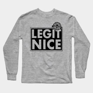 Legit Nice Funny Christmas Santa Claus Meme B Long Sleeve T-Shirt